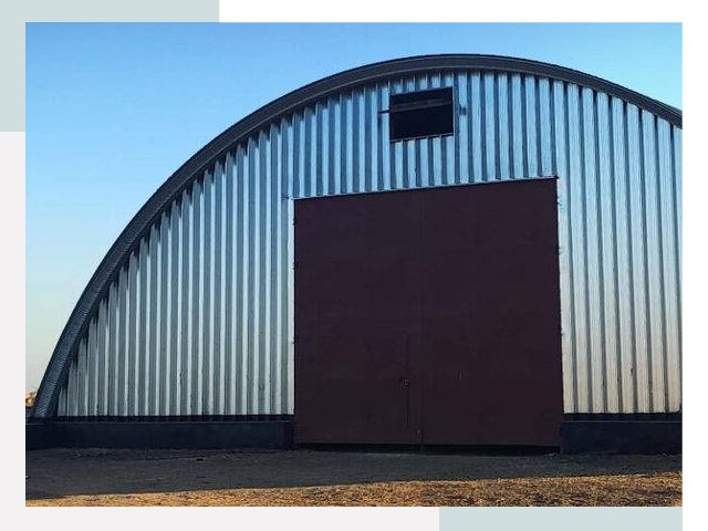 Бескаркасные ангары в Искитиме