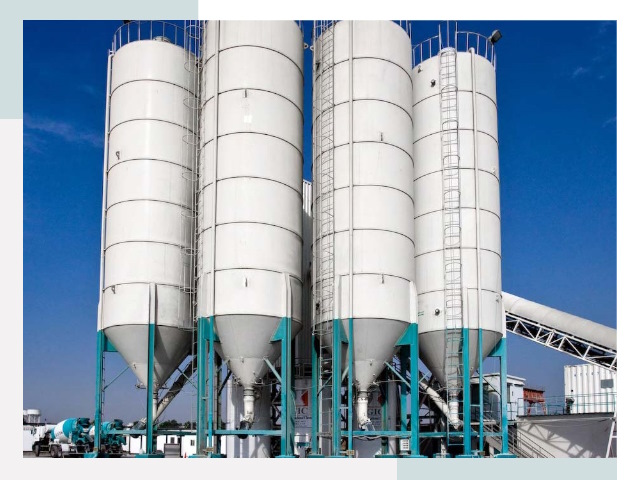 Строительство цементных силосов в Искитиме