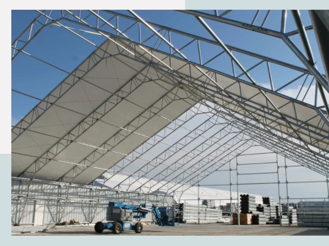 Каркасно-тентовые сооружения от СтальСтрой-Скм по цене 612 руб.