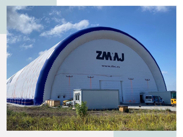 Брендирование ангаров в Искитиме