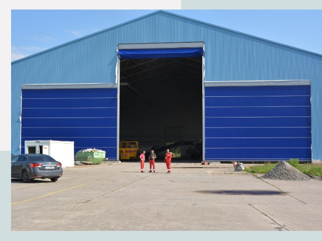 Ангарные ворота в Искитим от СтальСтрой-Скм по цене 612 руб.