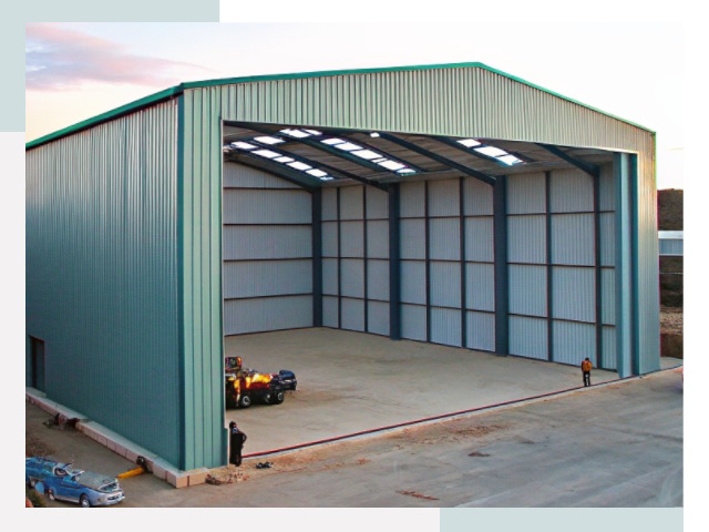 Строительство ангаров в Искитиме